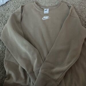 Nike Tan Crew Neck Comfort